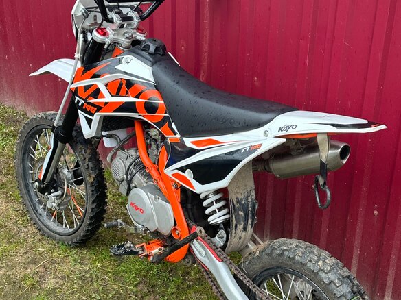 2023 Kayo Basic YX125, оранжевый, 50000 рублей - вид 7
