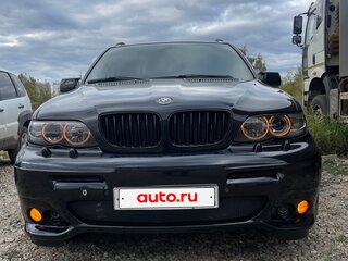 2004 BMW X5 3.0i I (E53) Рестайлинг, чёрный, 1310000 рублей, вид 2