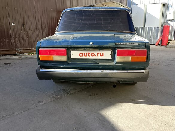 2008 Lada (ВАЗ) 2107, зелёный, 160000 рублей - вид 3
