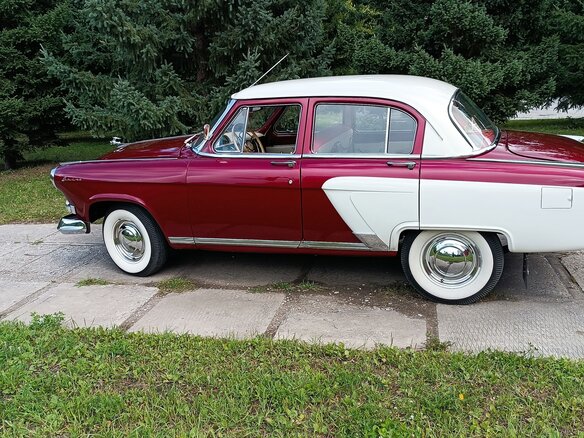 1961 ГАЗ 21 «Волга» 21В, пурпурный, 1800000 рублей - вид 3