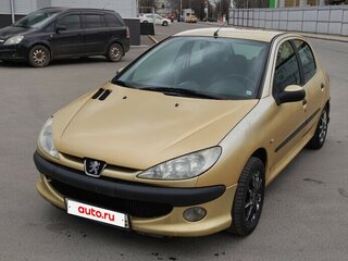 2004 Peugeot 206, золотистый, 290000 рублей, вид 3