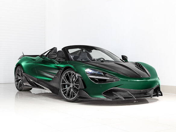 2019 McLaren 720S, зелёный - вид 2