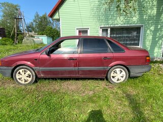 1988 Volkswagen Passat B3, красный, 130000 рублей, вид 3