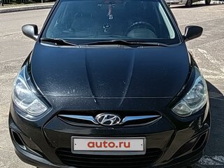2014 Hyundai Solaris I, чёрный, 820000 рублей, вид 2