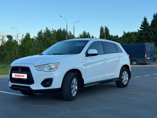 2015 Mitsubishi ASX I Рестайлинг, белый, 1200000 рублей, вид 2