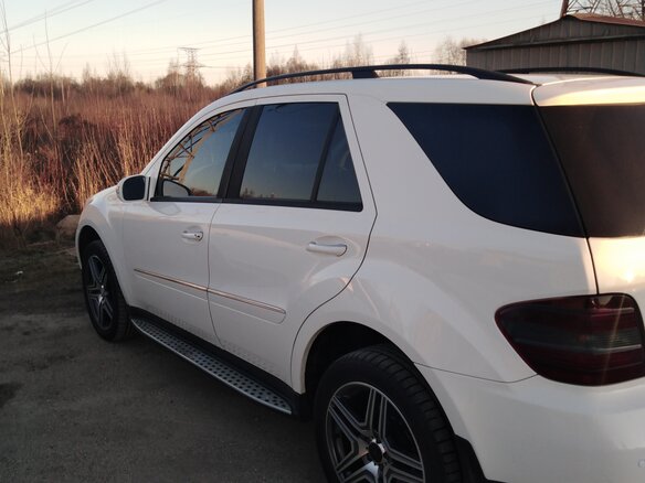2005 Mercedes-Benz M-Класс 350 II (W164), белый - вид 4