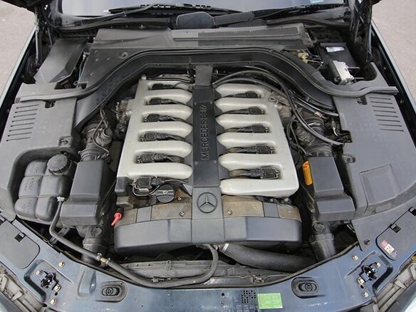 1998 Mercedes-Benz CL-Класс 600 I (C140), синий - вид 10