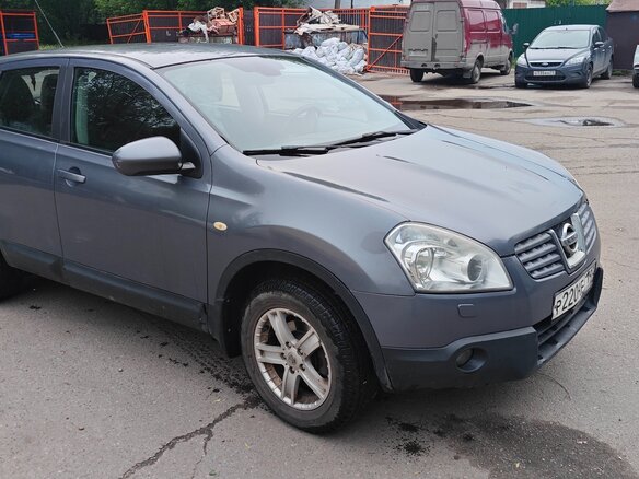 2007 Nissan Qashqai I, серый, 595000 рублей - вид 1