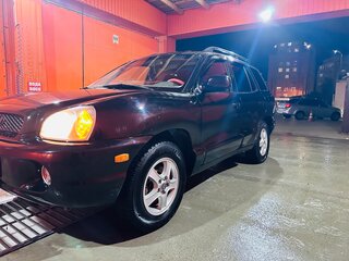 2002 Hyundai Santa Fe I, чёрный, 950000 рублей, вид 3