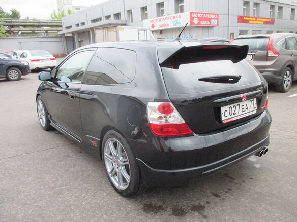 2005 Honda Civic Type R VII Рестайлинг, чёрный - вид 6