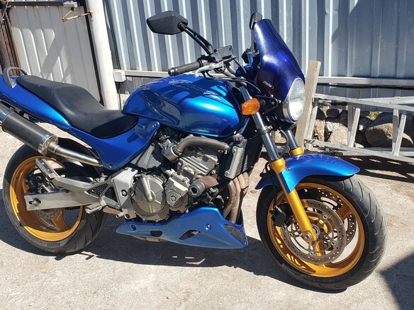 2000 Honda CB 600F Hornet, синий, 395000 рублей
