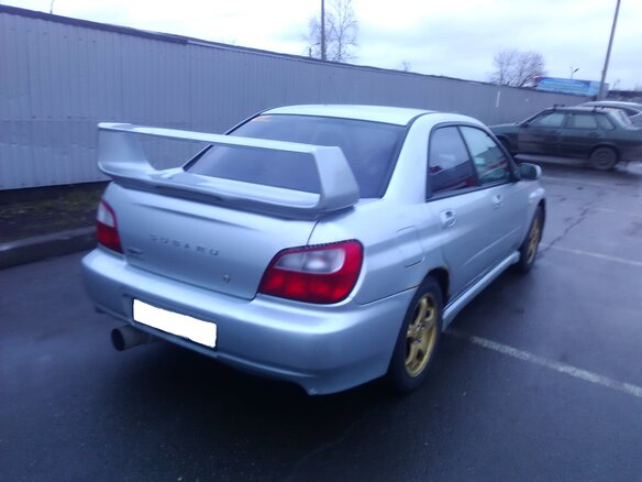 2001 Subaru Impreza WRX II, серебристый - вид 2