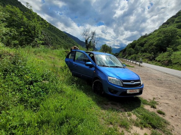 2016 Lada (ВАЗ) Granta I, синий, 550000 рублей - вид 2