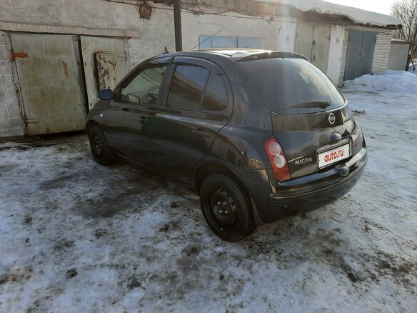 2008 Nissan Micra III (K12), чёрный, 549000 рублей - вид 7