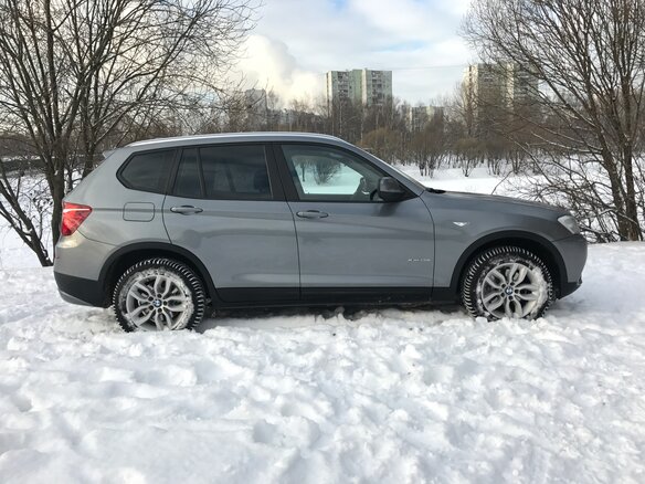 2012 BMW X3 28i xDrive II (F25), серебристый - вид 4