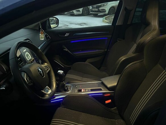 2019 Renault Megane IV, синий, 1750000 рублей - вид 11