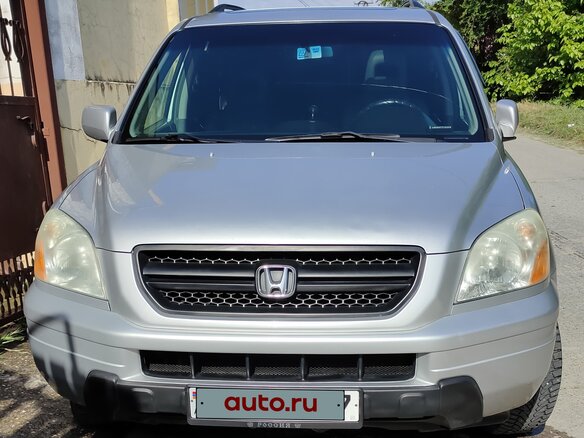 2005 Honda Pilot I, серебристый, 650000 рублей - вид 1