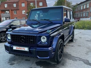 2016 Mercedes-Benz G-Класс AMG 63 AMG I (W463) Рестайлинг 3, синий, 9900000 рублей, вид 2