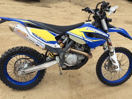2013 Husaberg FE 450, синий, 450000 рублей, вид 4