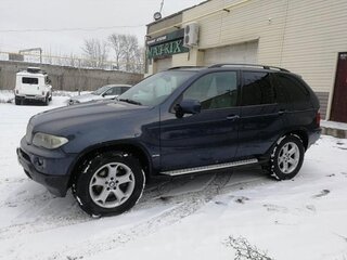 2005 BMW X5 3.0i I (E53) Рестайлинг, синий, 1150000 рублей, вид 4