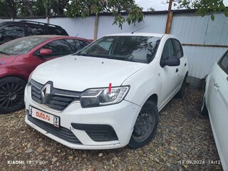 2020 Renault Logan II Рестайлинг, белый, 582000 рублей, вид 2