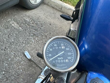 1995 Kawasaki VN400 Vulcan, синий, 300000 рублей, вид 4