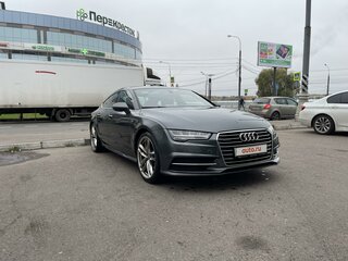 2017 Audi A7 I (4G) Рестайлинг, серый, 3990000 рублей, вид 2