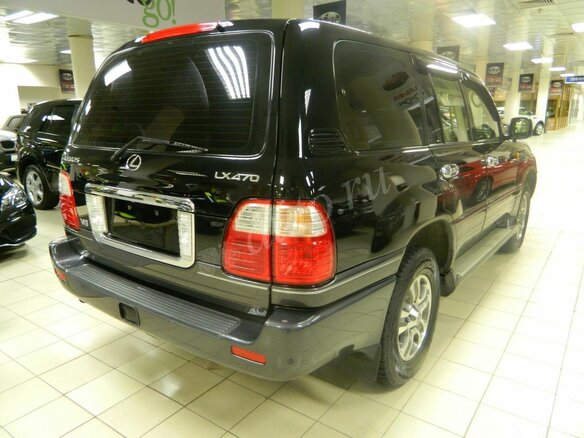 2006 Lexus LX 470 II Рестайлинг, чёрный - вид 5