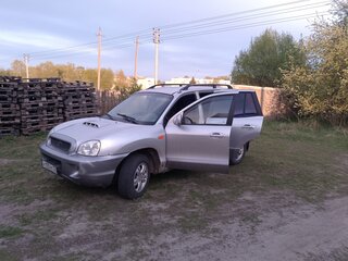 2001 Hyundai Santa Fe I, серебристый, 400000 рублей, вид 2