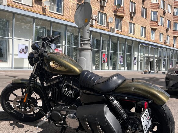 2017 Harley-Davidson Sportster 883, зелёный, 950000 рублей - вид 7