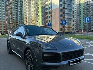 2019 Porsche Cayenne Turbo III, серый, 5700000 рублей, вид 4