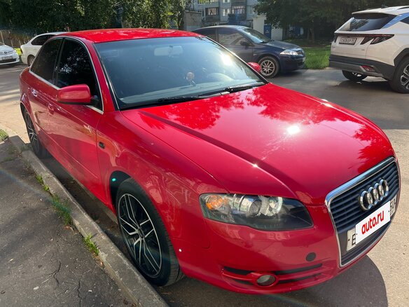 2007 Audi A4 III (B7), красный, 800000 рублей - вид 1