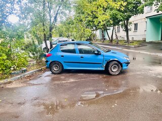2002 Peugeot 206, синий, 105000 рублей, вид 4
