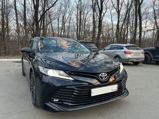2019 Toyota Camry VIII (XV70), чёрный, 3500000 рублей, вид 4