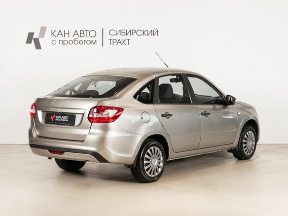 2019 Lada (ВАЗ) Granta I Рестайлинг, серый, 565700 рублей - вид 2