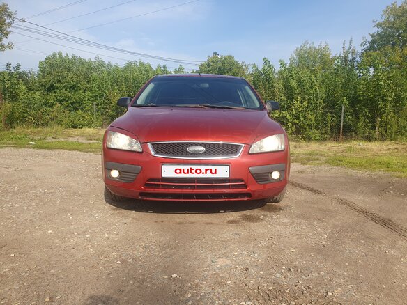 2007 Ford Focus II, красный, 305000 рублей