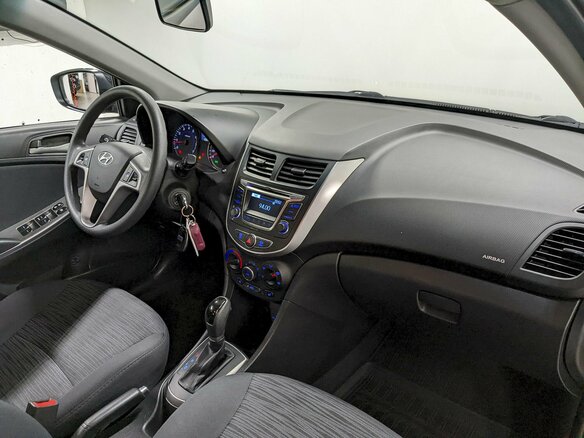 2015 Hyundai Solaris I Рестайлинг, чёрный - вид 18