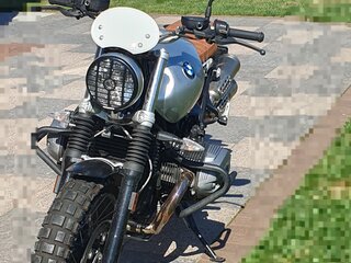 2017 BMW R Nine T Scrambler, серебристый, 1699000 рублей, вид 4