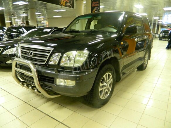 2006 Lexus LX 470 II Рестайлинг, чёрный - вид 1