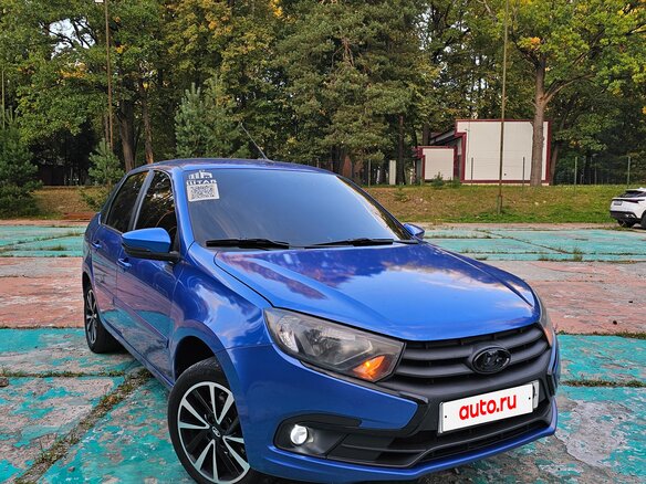 2018 Lada (ВАЗ) Granta I, синий, 650000 рублей