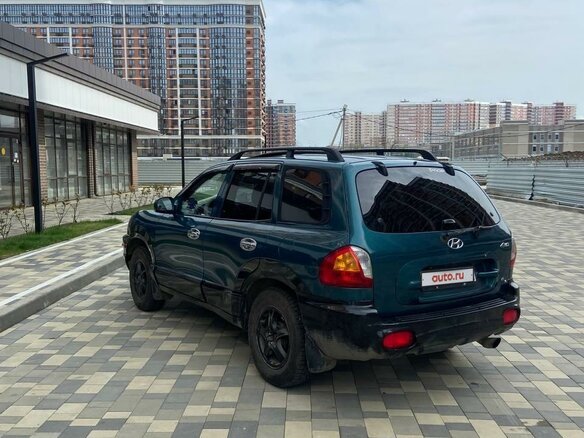 2003 Hyundai Santa Fe I, зелёный, 725000 рублей - вид 1