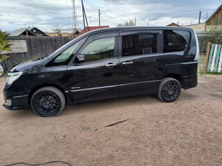 2014 Nissan Serena IV (C26), чёрный, 1350000 рублей, вид 4