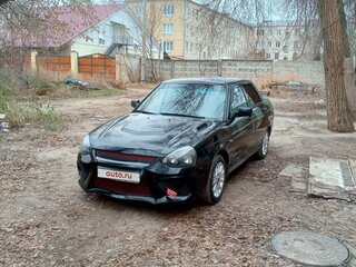 2008 Lada (ВАЗ) Priora I, чёрный, 380000 рублей, вид 1