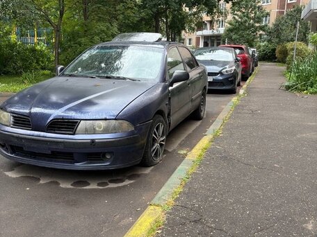2002 Mitsubishi Carisma I Рестайлинг, синий, 100000 рублей, вид 1