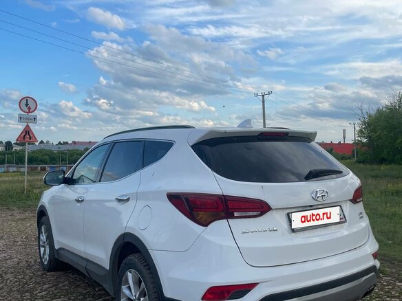 2016 Hyundai Santa Fe III Рестайлинг, серебристый - вид 6