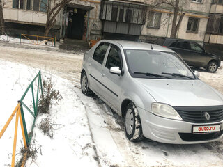 2013 Renault Logan I Рестайлинг, серый, 310000 рублей, вид 2