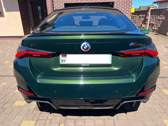 2022 BMW i4 M50 G26, зелёный, 7500000 рублей - вид 7