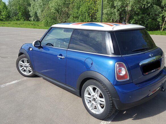 2012 Mini Hatch Cooper II (R56) Рестайлинг, синий - вид 3