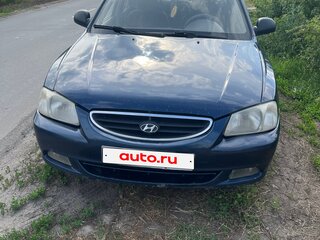 2006 Hyundai Accent ТагАЗ II, синий, 370000 рублей, вид 1