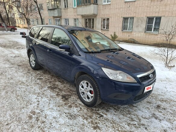 2008 Ford Focus II Рестайлинг, синий, 475000 рублей - вид 1